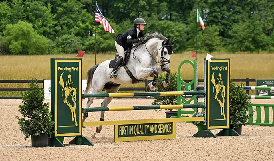 Chagrin Hunter Jumper Classic on SRS arena footing from FootingFirst®